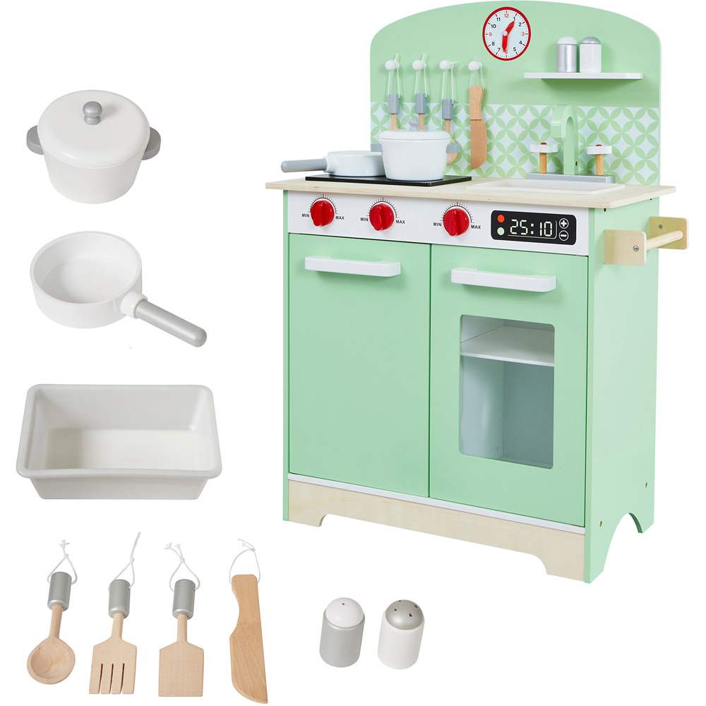 Liberty House Toys Kids Retro Play Kitchen with Accessories Image 4