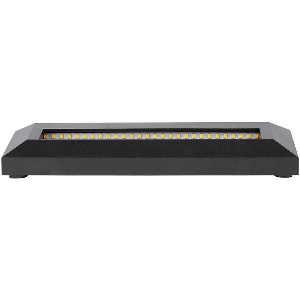 V-TAC 4 Pack 3W Black Rectangular Cool White LED Step Light Image 2