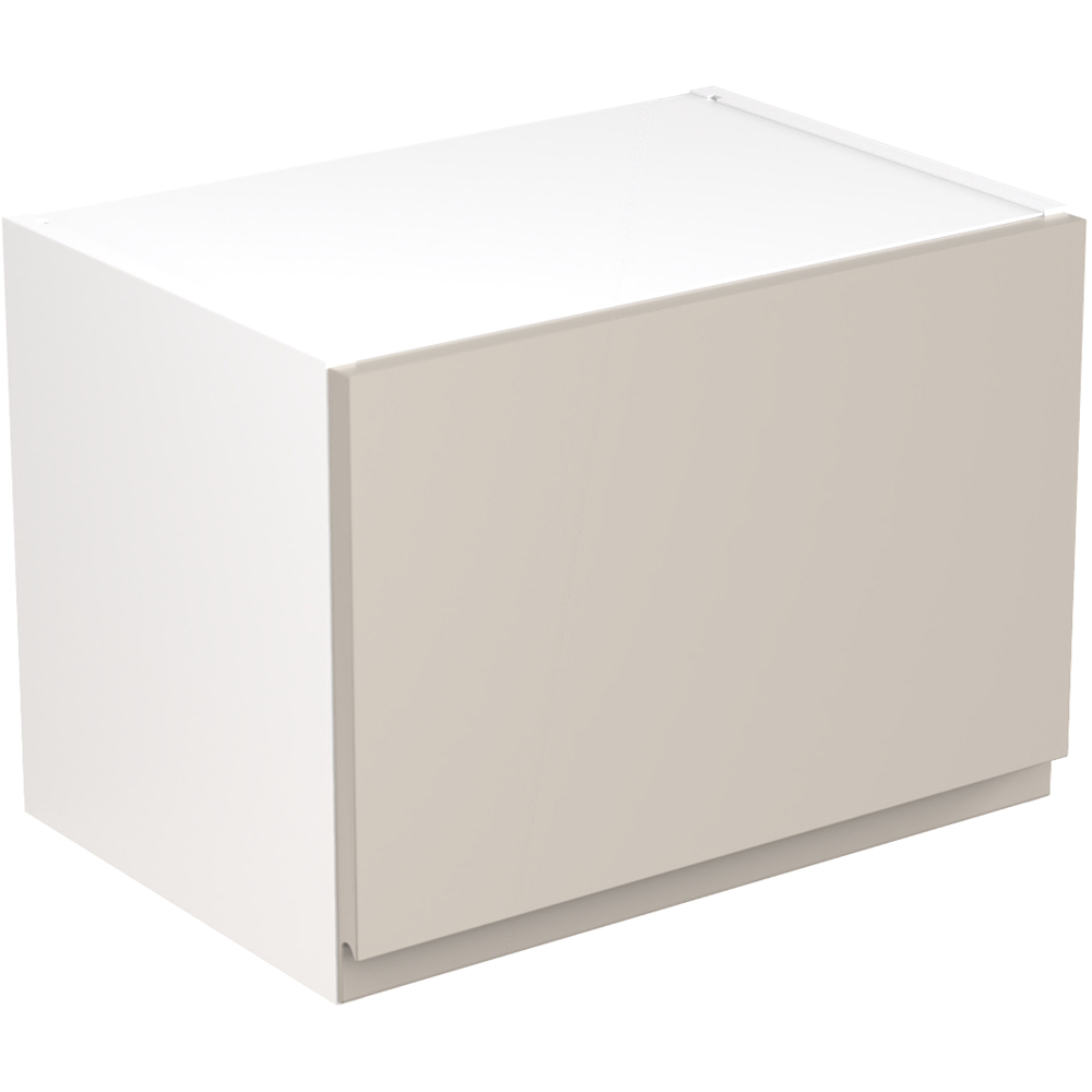 Kitchen Kit J-Pull Matt Light Grey Bridging Wall Kitchen Cabinet Flatpack 500mm Image 1