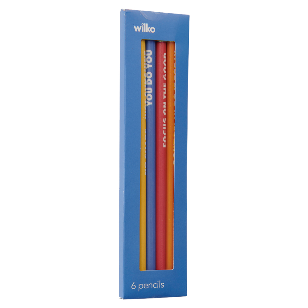 Wilko Happy Daze Pencils 6 Pack Image 2