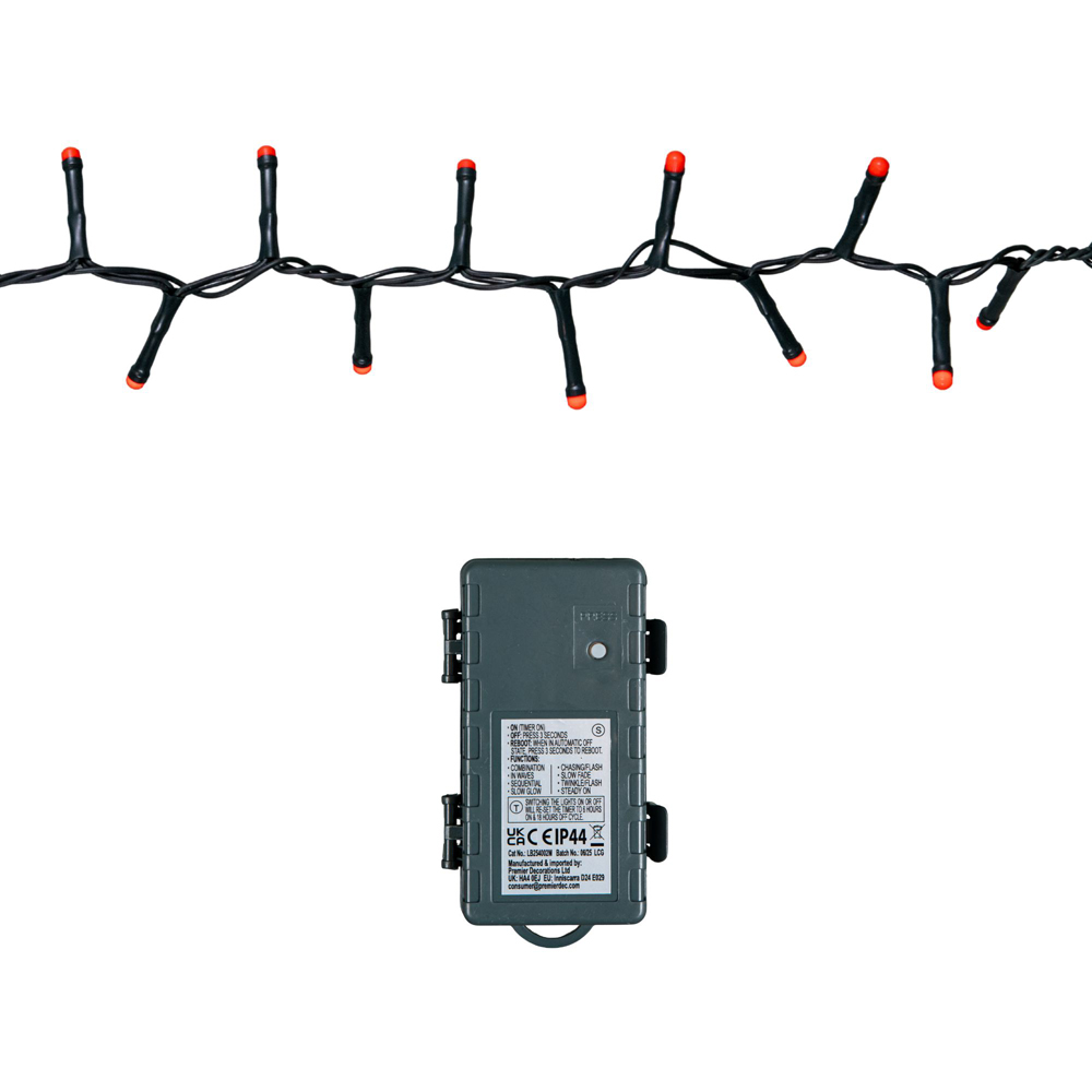 Samuel Alexander BerryBrights 360 Red LED Battery Operated Christmas String Lights 9m Image 8