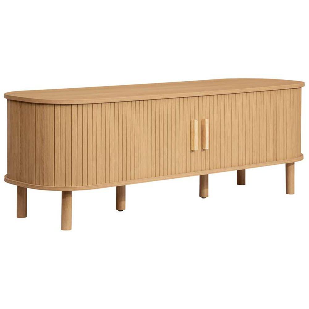 Birlea Axel Fluted Oak TV Unit Image 2