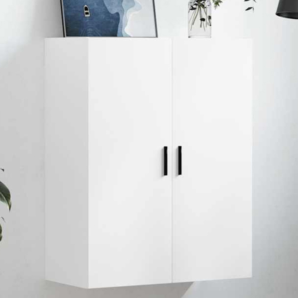 vidaXL 2 Door White Wall Mounted Cabinet Image 1