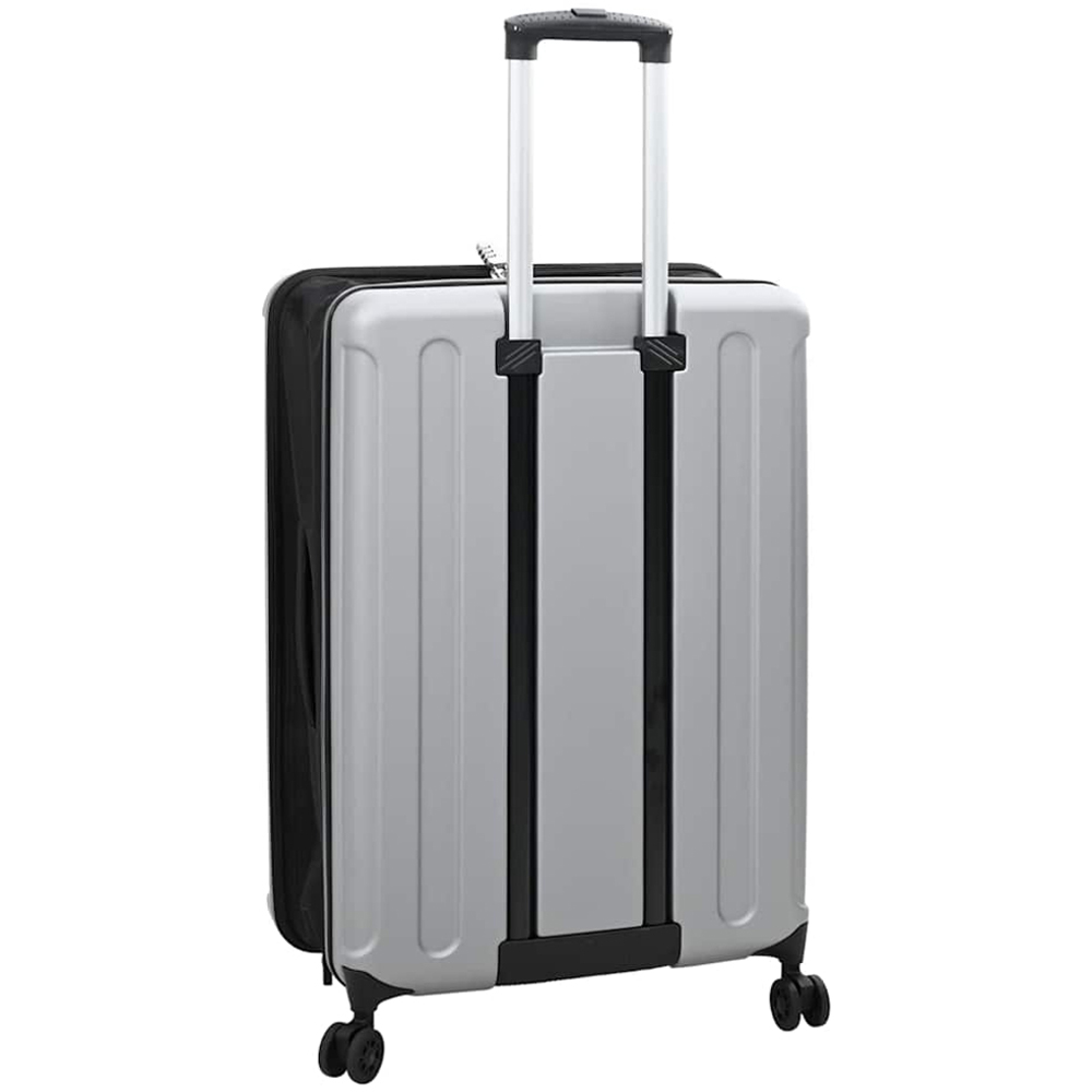 vidaXL 28 inch Silver Rectangular Travel Bag Image 5