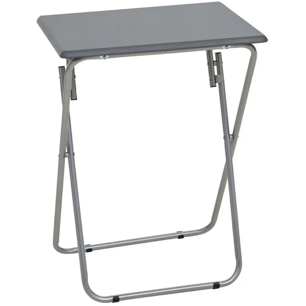 Premier Housewares Grey Folding Side Table Image 2