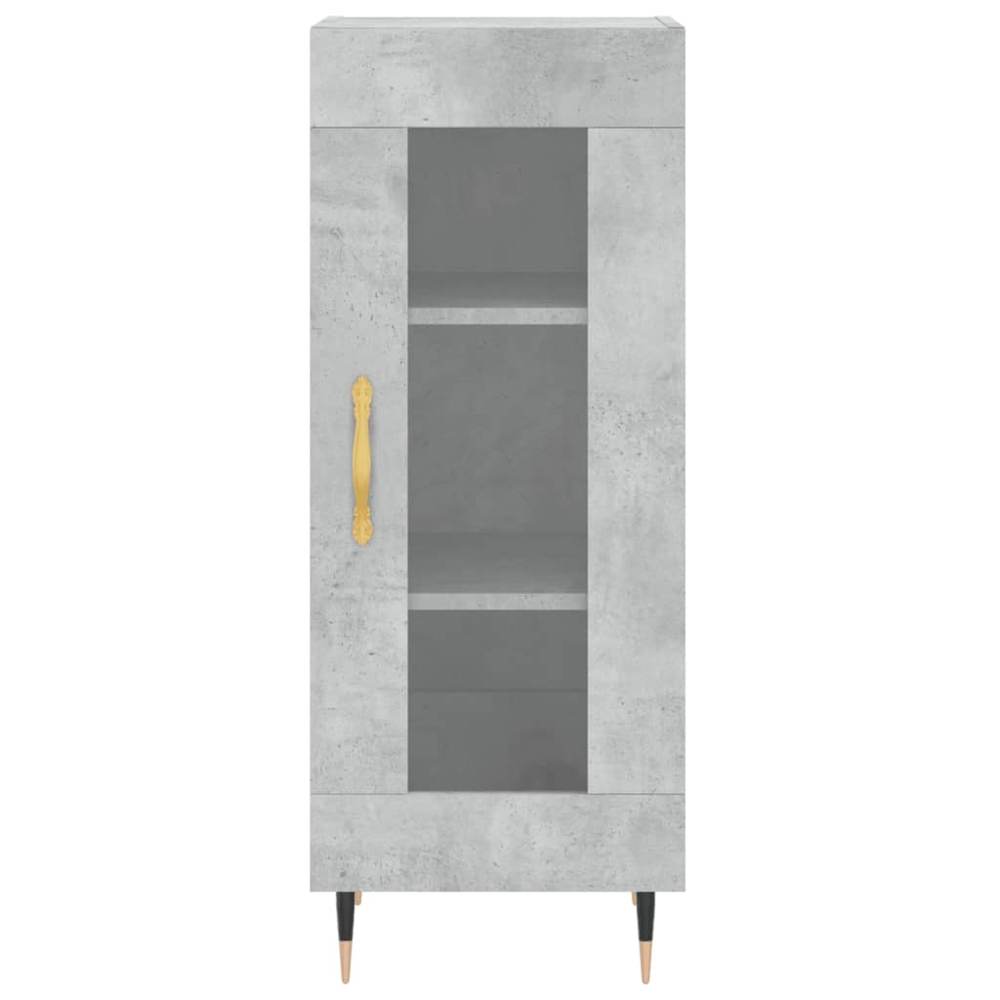 vidaXL 2 Door Concrete Grey Highboard Image 8