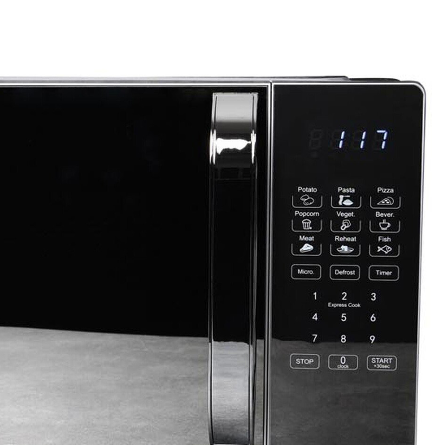 Silver Digital 20L Microwave - Silver Image 6