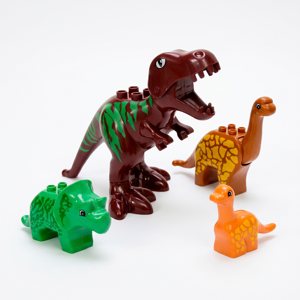 Willowmare 40-Piece Dinosaur Assembling Building Blocks Set Image 4