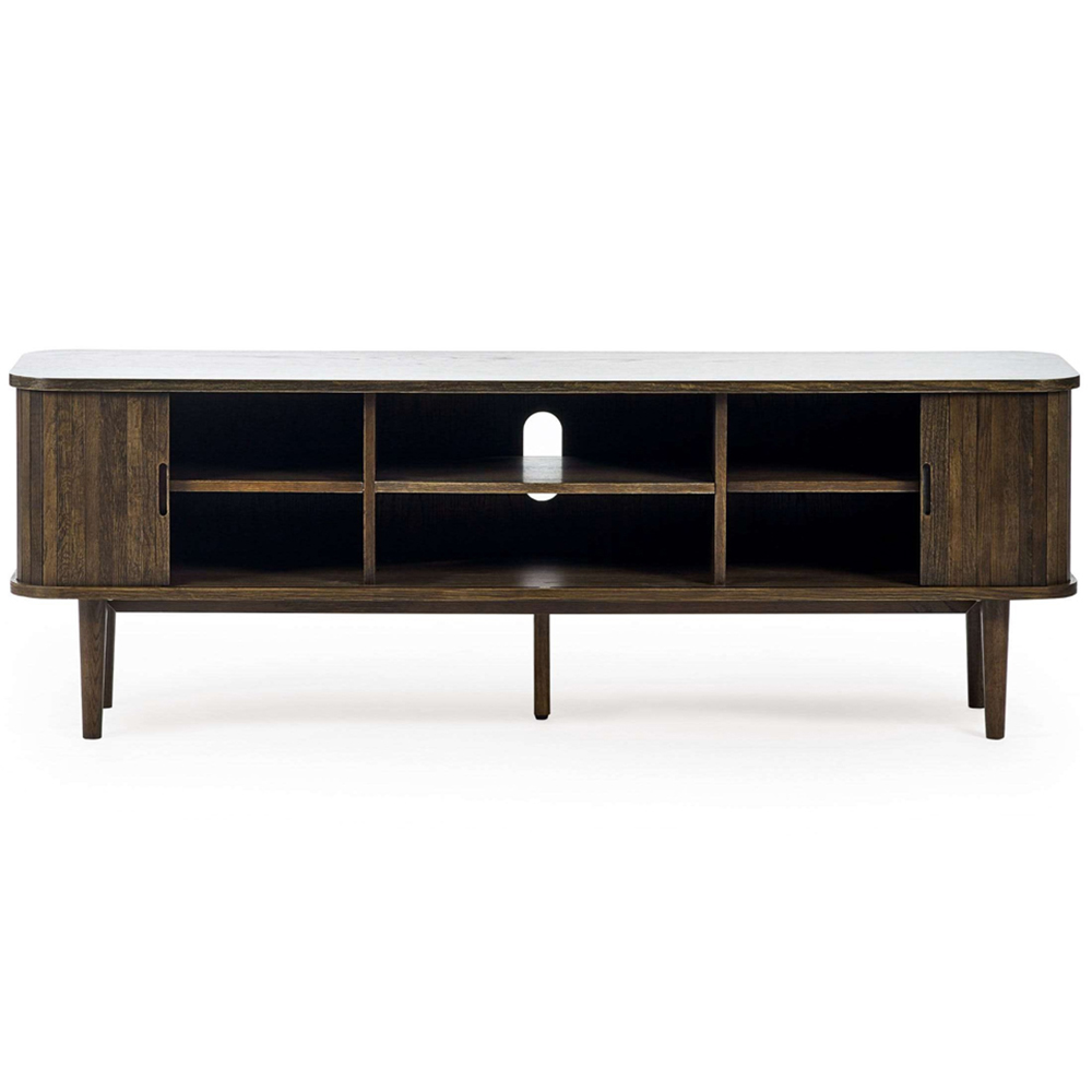 Julian Bowen Arya 2 Door Dark Oak Effect TV Unit Image 3