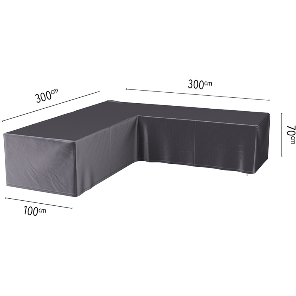 Platinum AeroCover Waterproof L Shape Corner Outdoor Sofa Cover 70 x 300 x 300cm Image 7
