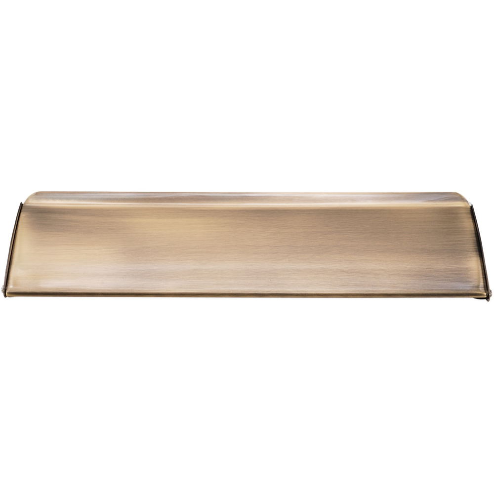 Spira Brass Antique Brass Small Letter Tidy Flap 275 x 80mm Image 4