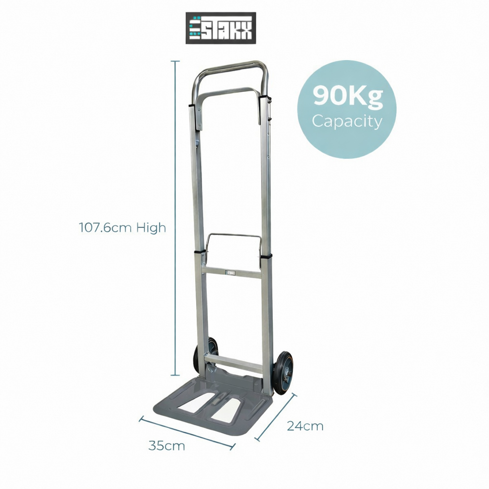 House Of Home Folding Aluminium Hand Trolley 90kg Image 5