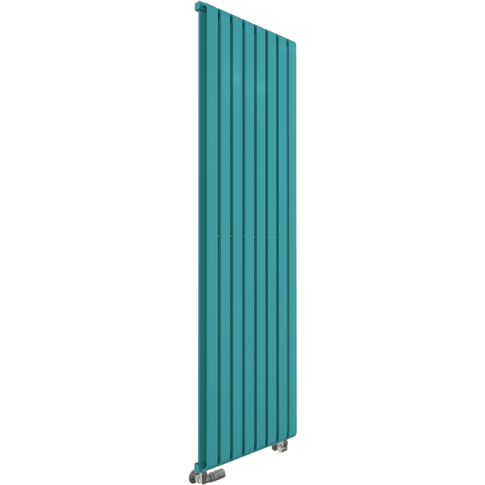 Terma Warp Room 5163 BTU Matt Teal Radiator 1800 x 525mm Image 1