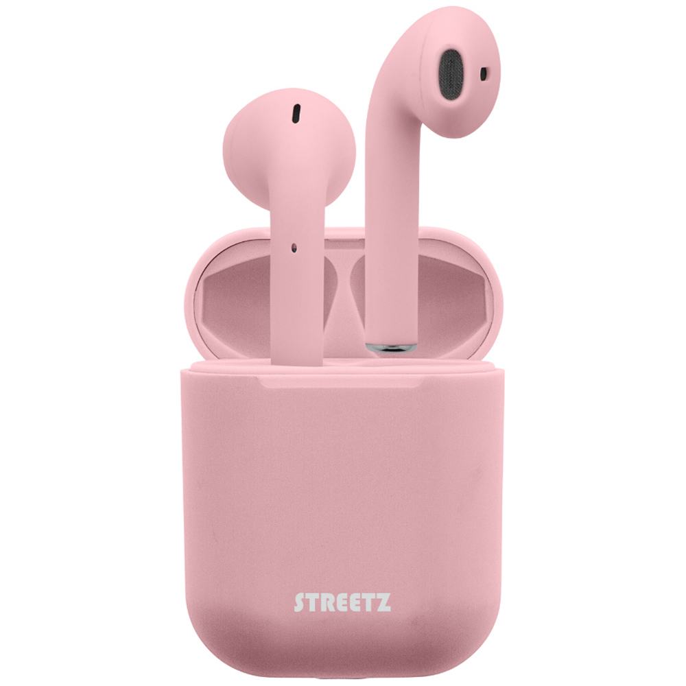Streetz Pink True Wireless Stereo Semi-in-Ear Ear Buds Image 1
