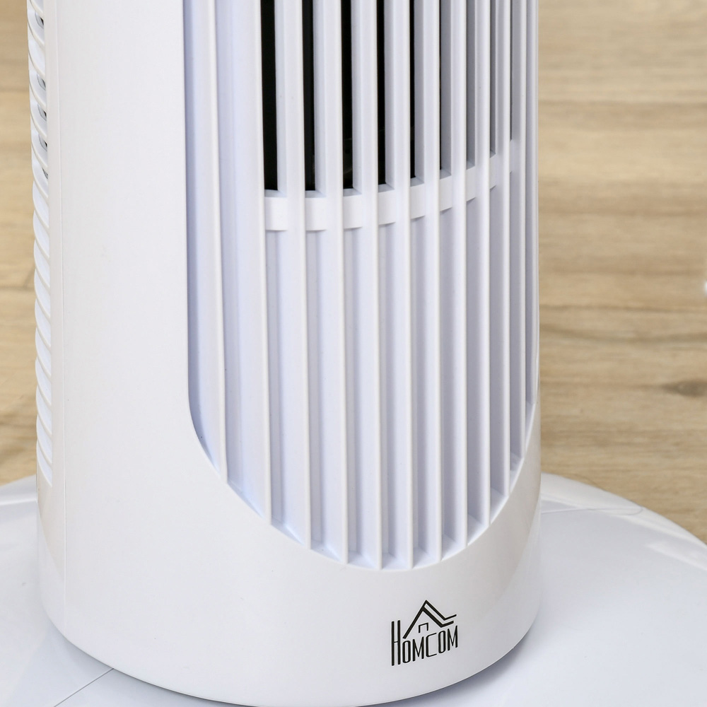 HOMCOM White Tower Fan 30 inch Image 4