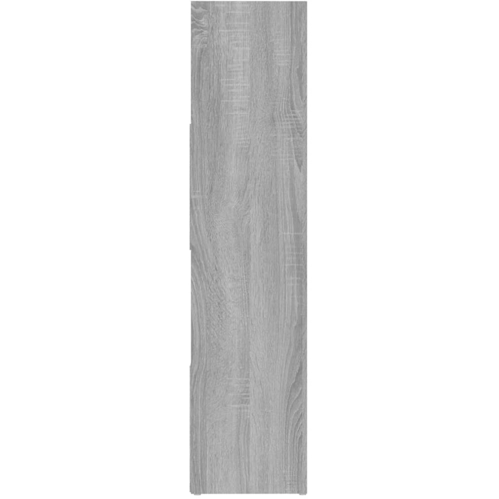 vidaXL 12 Shelf Grey Sonoma Bookcase Image 5