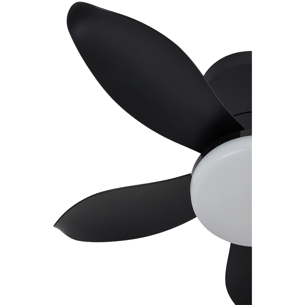 Living and Home Black LED Ceiling Fan with App and Remote Control 63cm Image 5