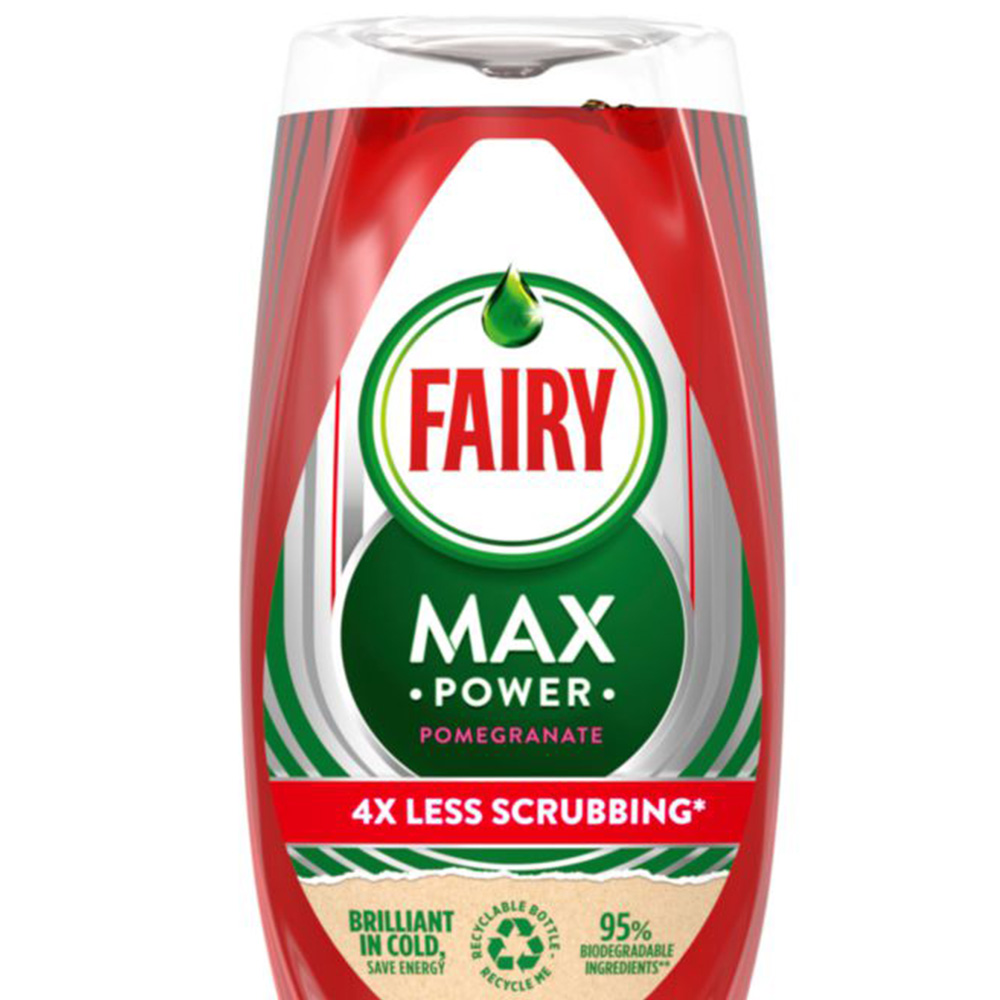 Fairy Max Power Pomegranate Washing Up Liquid 640ml Image 2