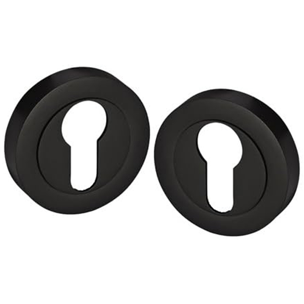 Golden Grace Matt Black Door Key Hole Image
