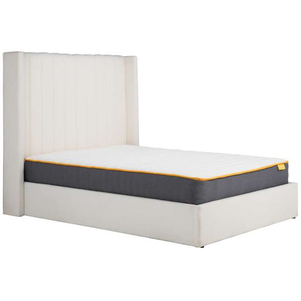 Birlea Maisey King Size White Boucle Ottoman Bed Image 3