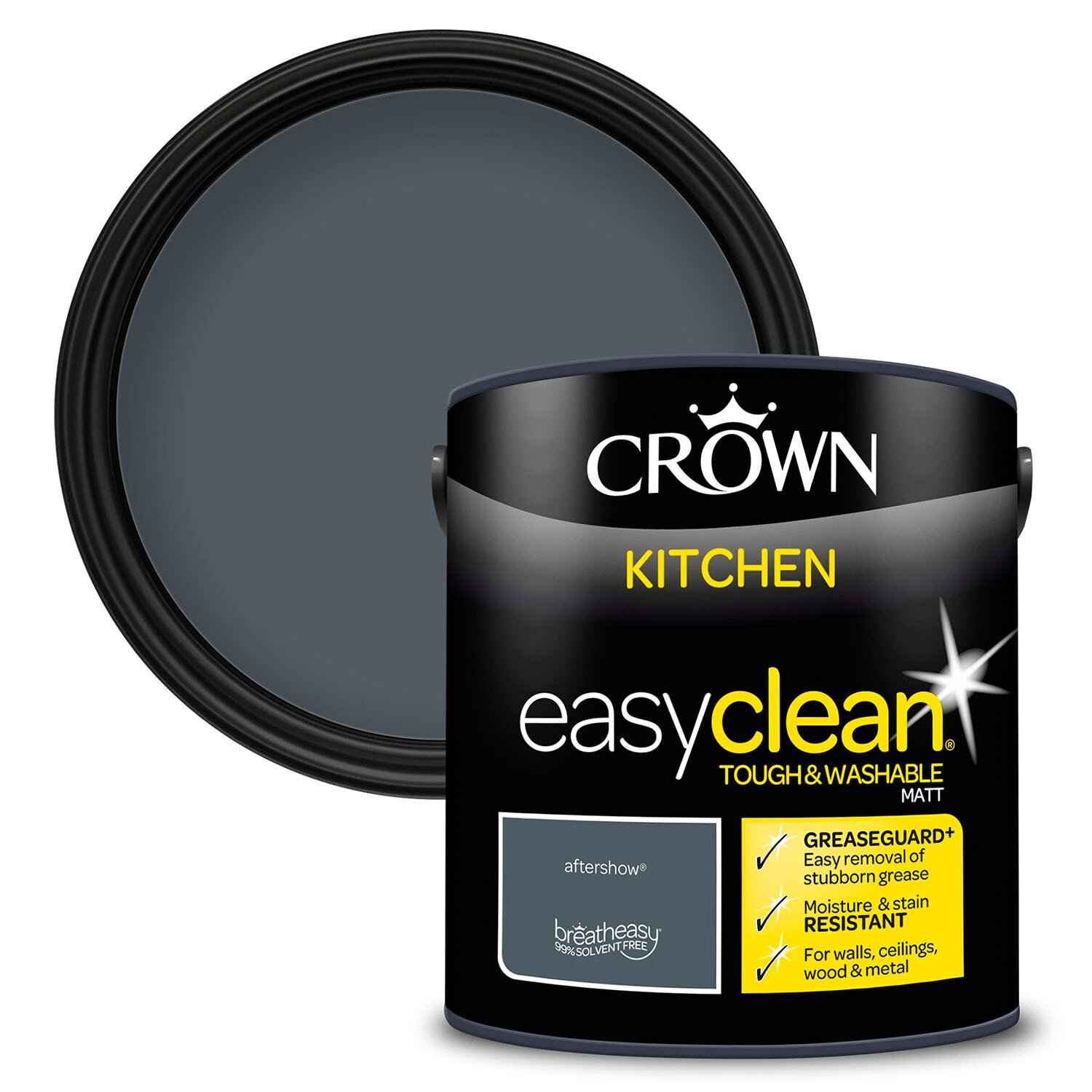 Crown Easyclean Kitchen Paint 2.5L - Aftershow Image 1