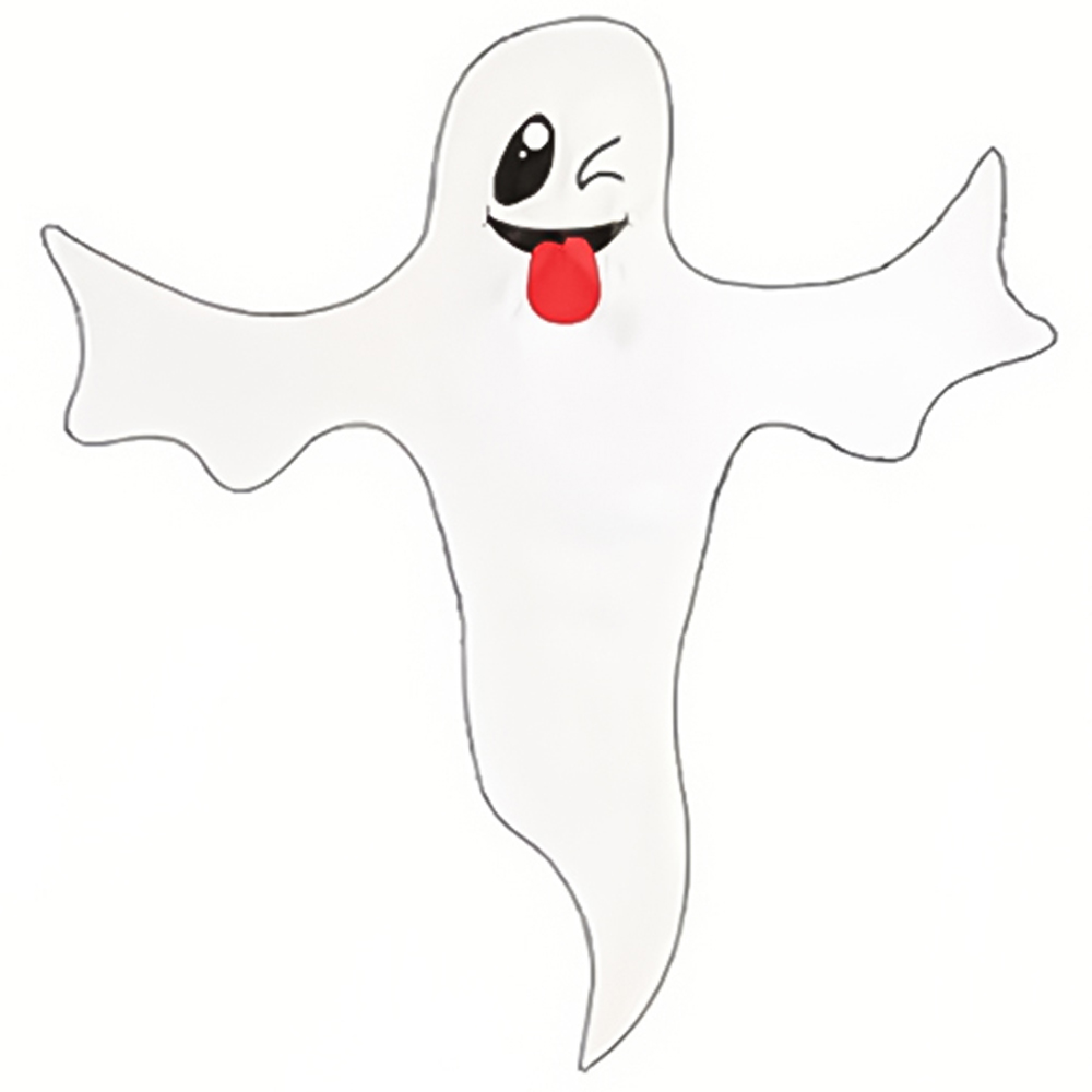 Jaoyeh Halloween White Ghost Flag Set 2 Pack Image 3