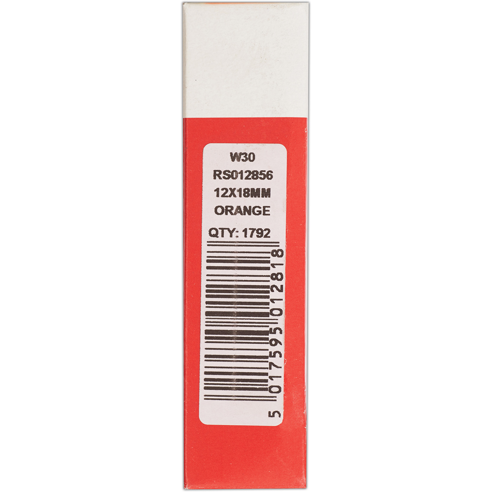 Blick Orange Rectangular Self Adhesive Label in Dispenser 12 x 18mm 1792 Pack Image 4