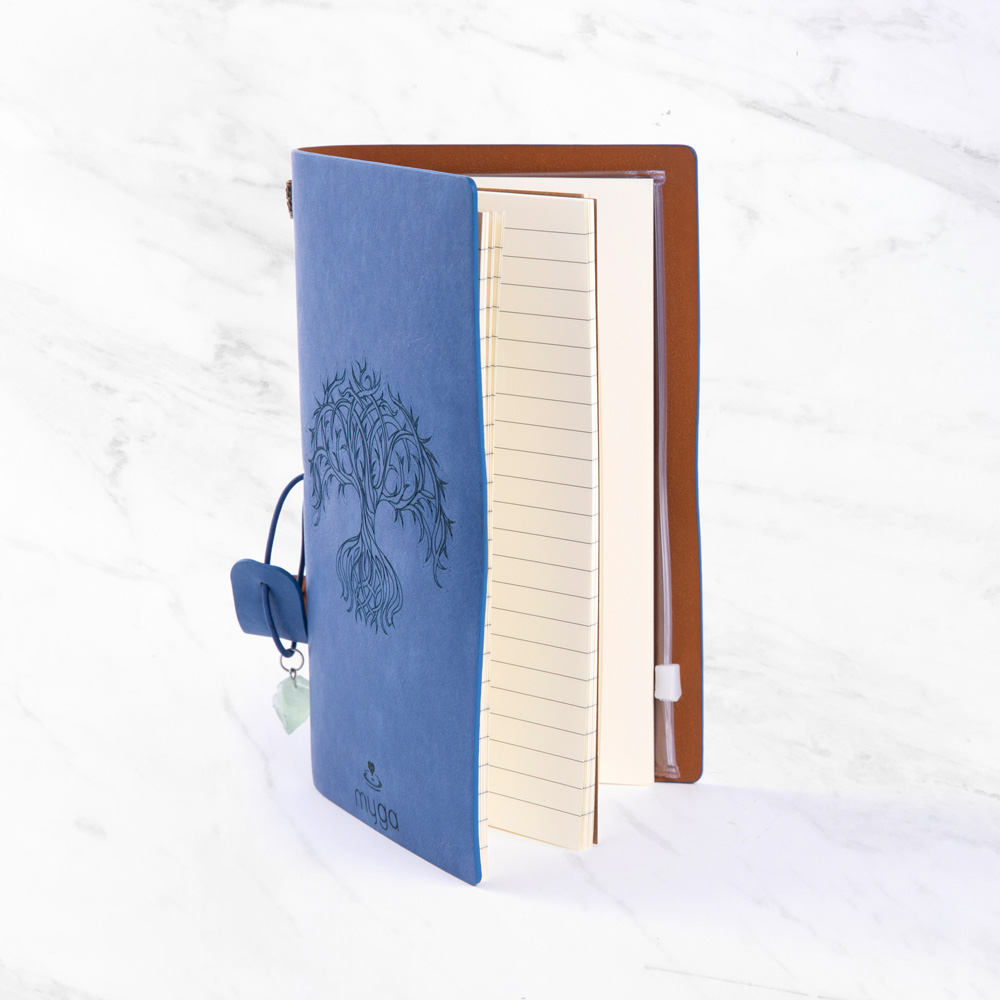 Myga Blue Tree Of Life Crystal Notebook Image 2