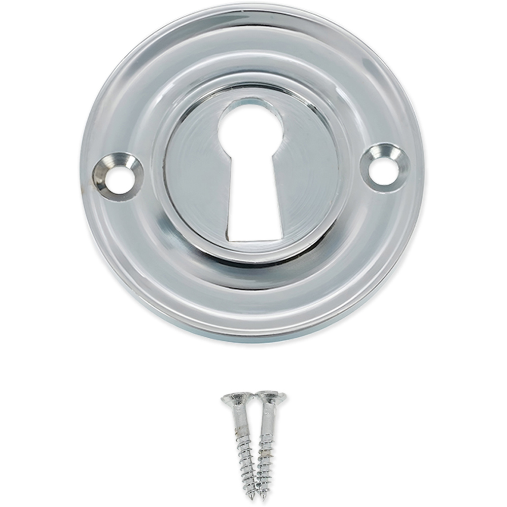 Spira Brass Slimline Standard Polished Chrome Escutcheon Image 4