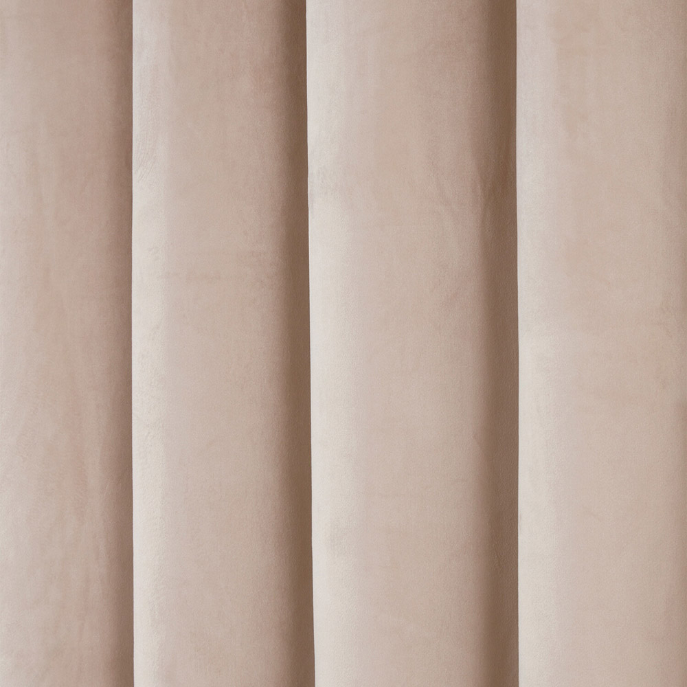 Vermont Velvet Blackout Curtain Natural 229cm Image 4