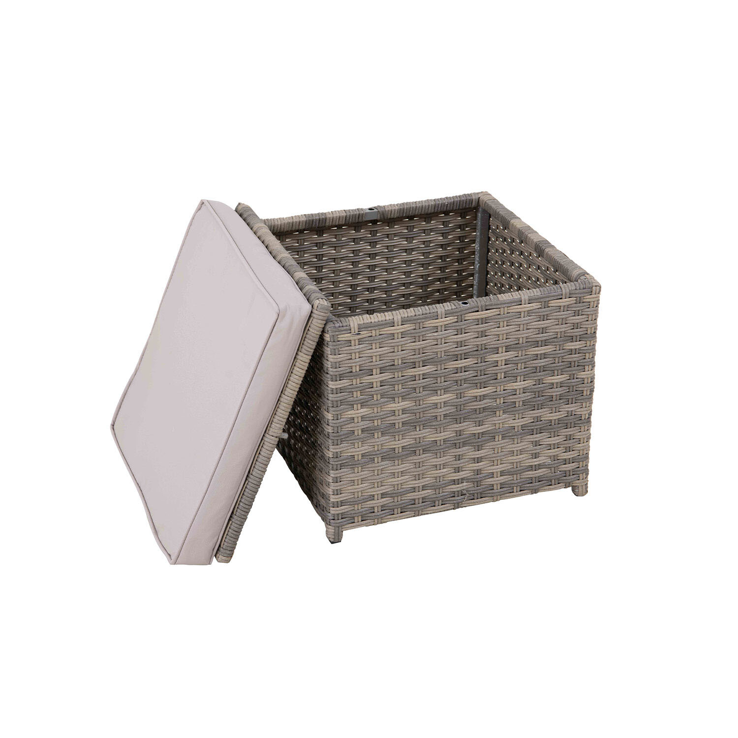 Matara 8 Seater Grey Outdoor Corner Conversation Set Image 4