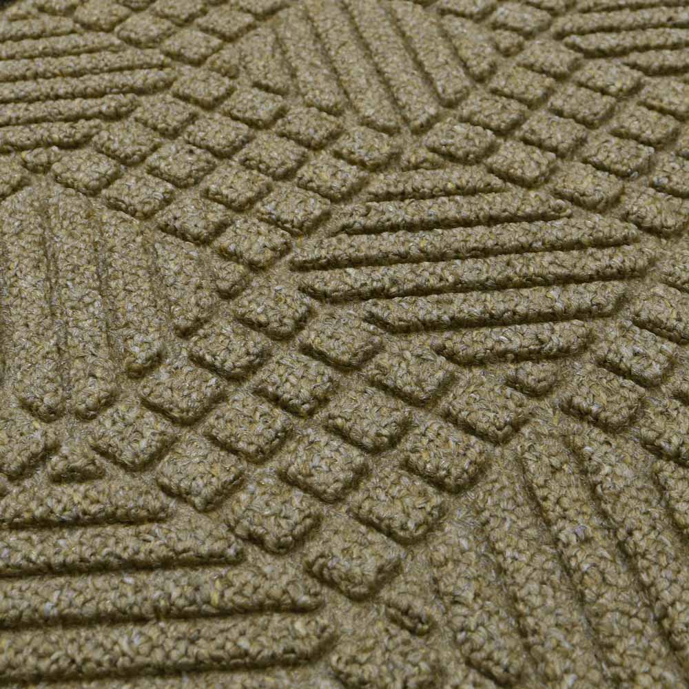 JVL Beige Firth Rubber Doormat 40 x 70cm Image 4