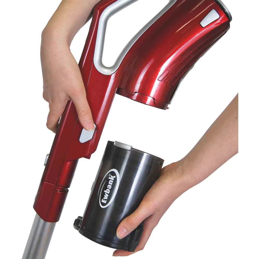 Ewbank SurgePlus Pet 2-in-1 Red and Silver Cordless Stick Vacuum Cleaner Image 4