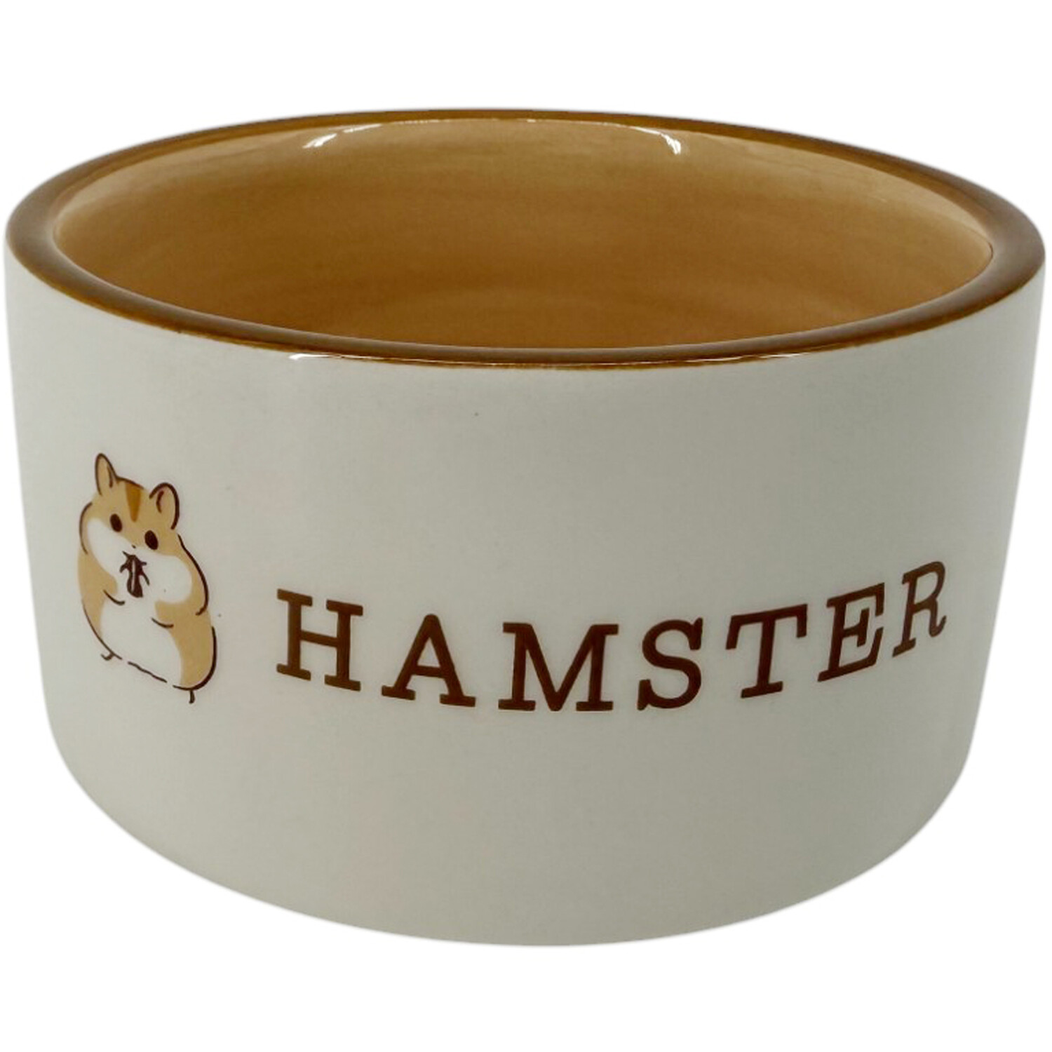 Hamster Pet Bowl Brown Image 1