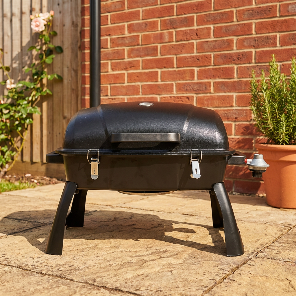 Tabletop Gas BBQ Grill - Black Image 5