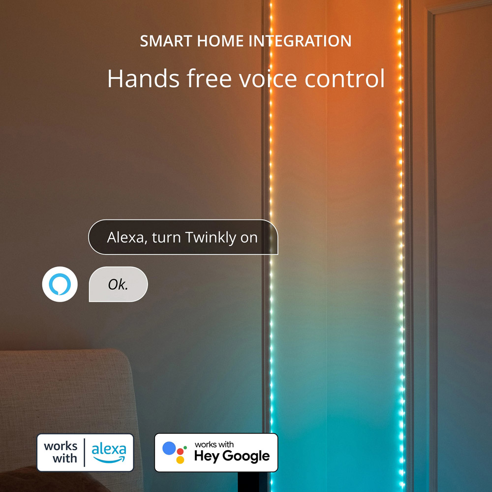 Twinkly Dots 200 RGB LED Smart Black Cable String Light 10m Image 6