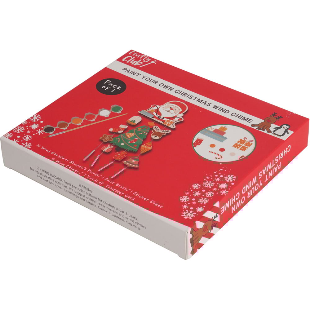 Crafty Club Paint Your Own Christmas Wind Chime Image 2