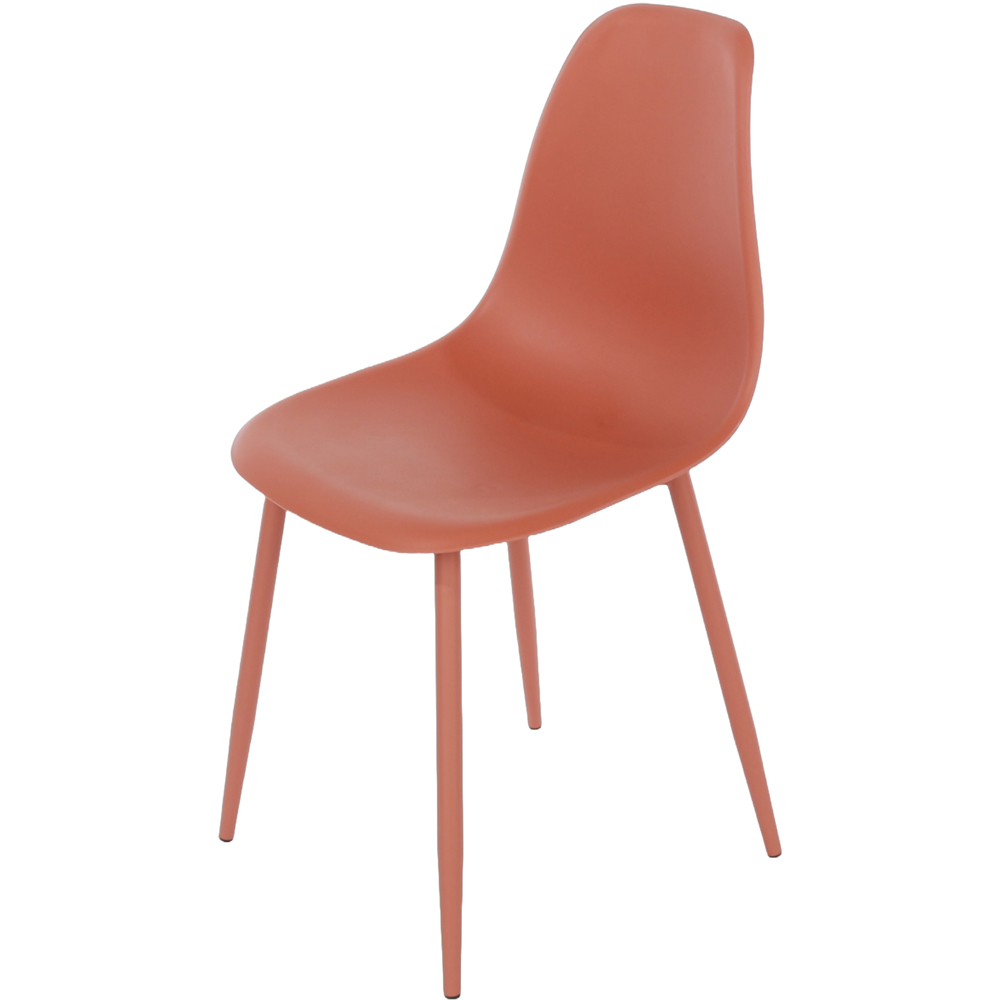 Core Products Rimini Cala 2 Seater Terracotta Bistro Table Set Image 6