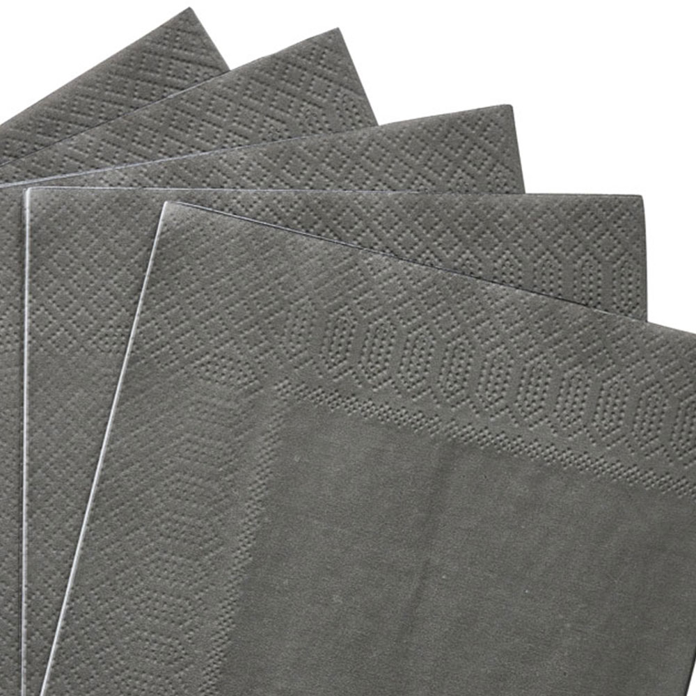 Wilko Grey 2ply Napkins 20 Pack   Image 5