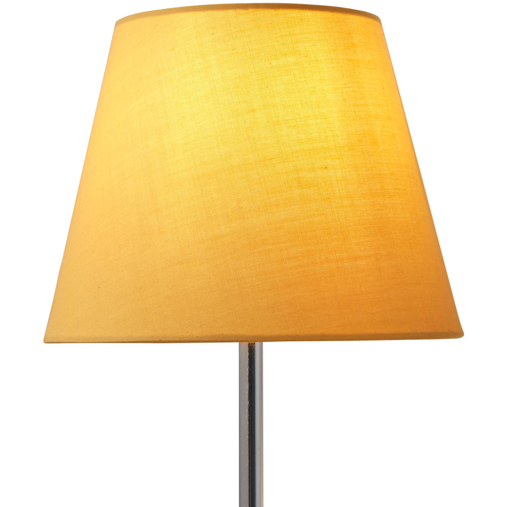 Lighting Collection Yates Ochre Tapered Lamp Shade 20cm Image 3