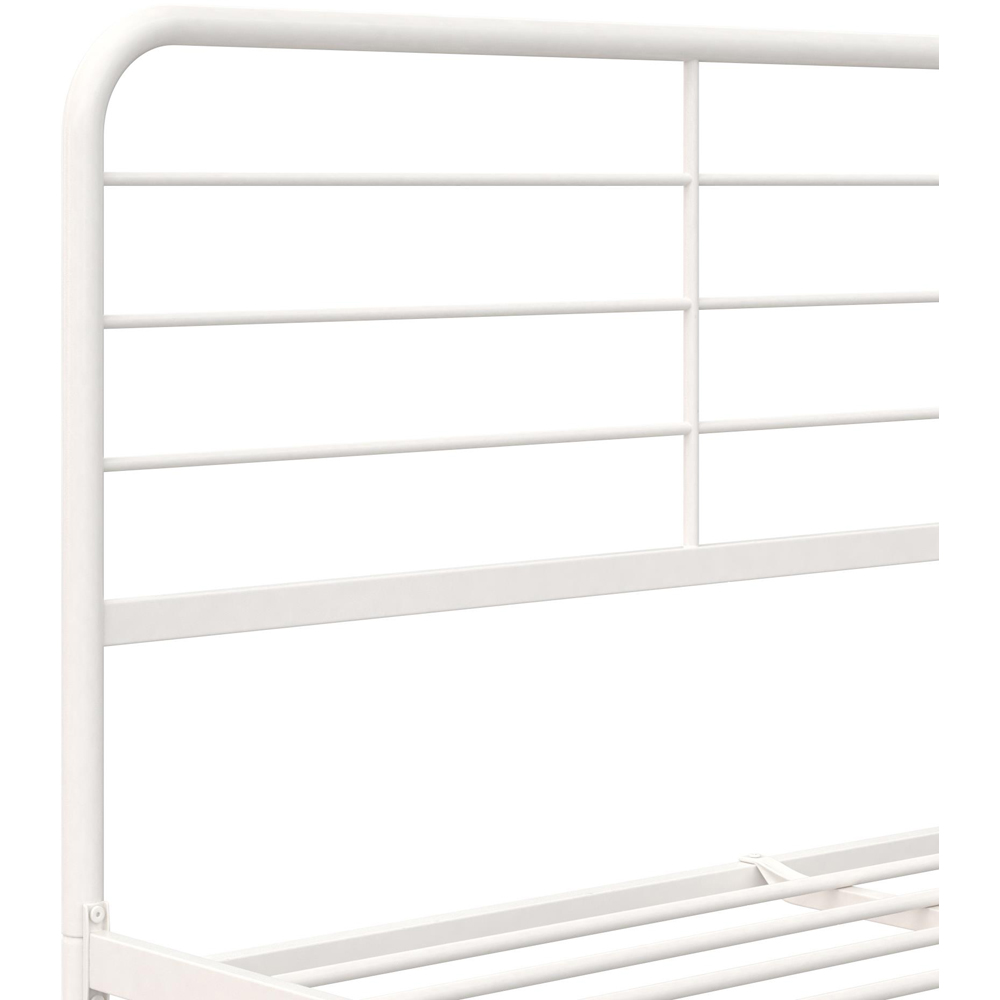 Dorel Millie Double White Metal Bed Frame Image 6