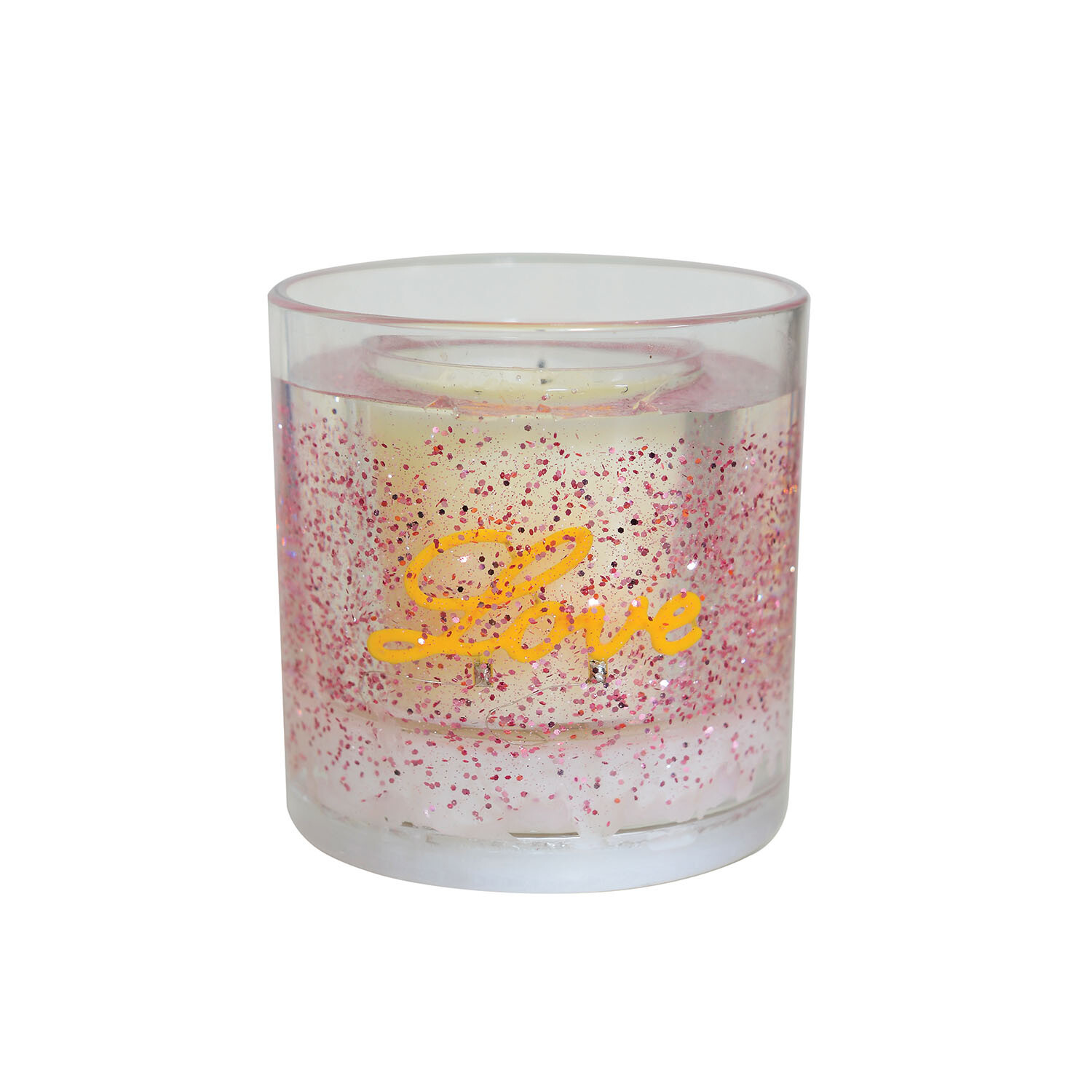 Love or Heart Light Up LED Candle Image 1