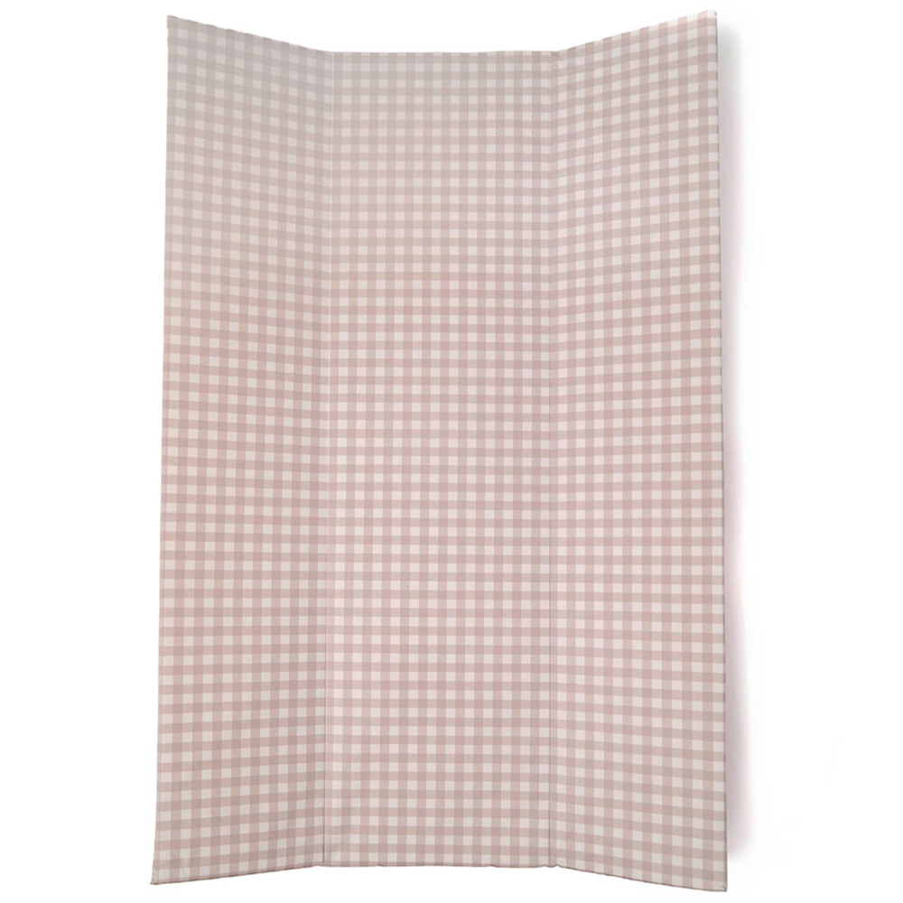 Clair de Lune Baby Gingham Anti Roll Wedge Changing Mat Image 3