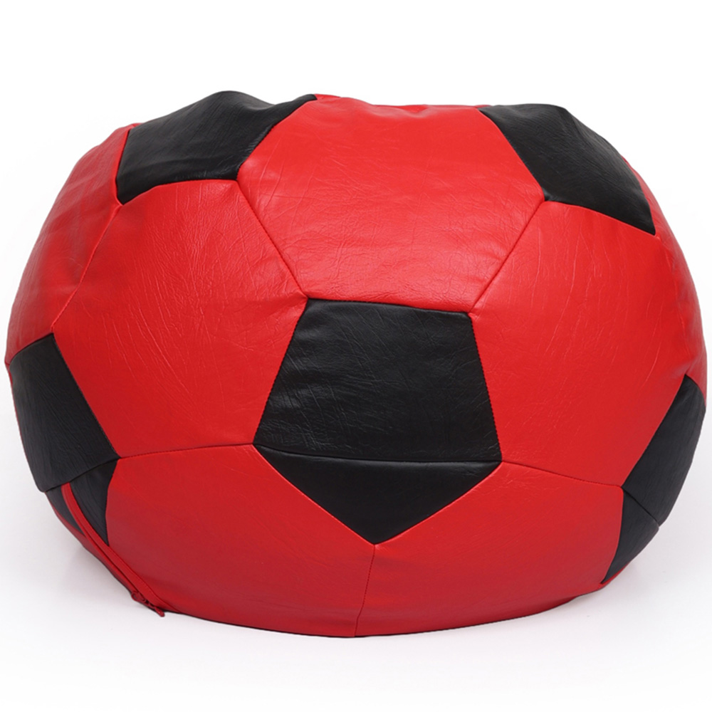 Kaikoo Red and Black Football Beanbag Image 6