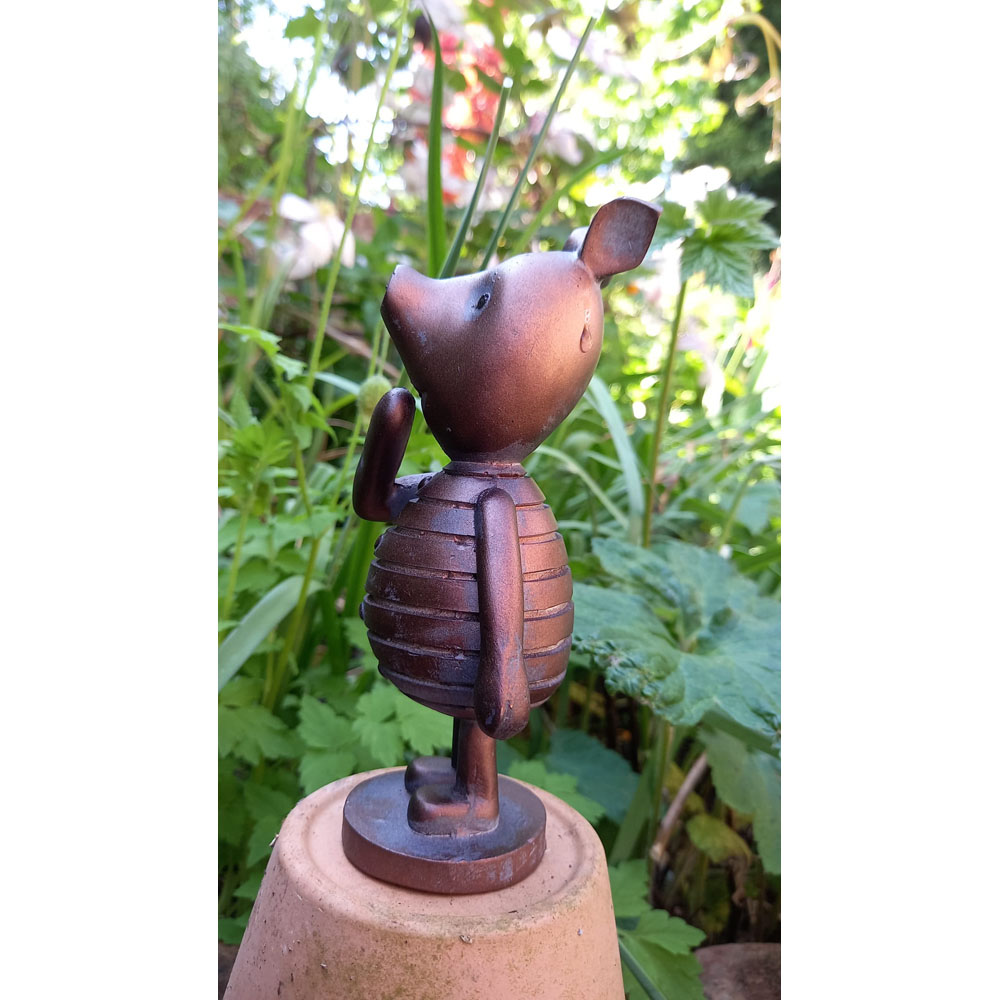 Inspirational Gifting Piglet Polystone Resin Garden Ornament Image 5