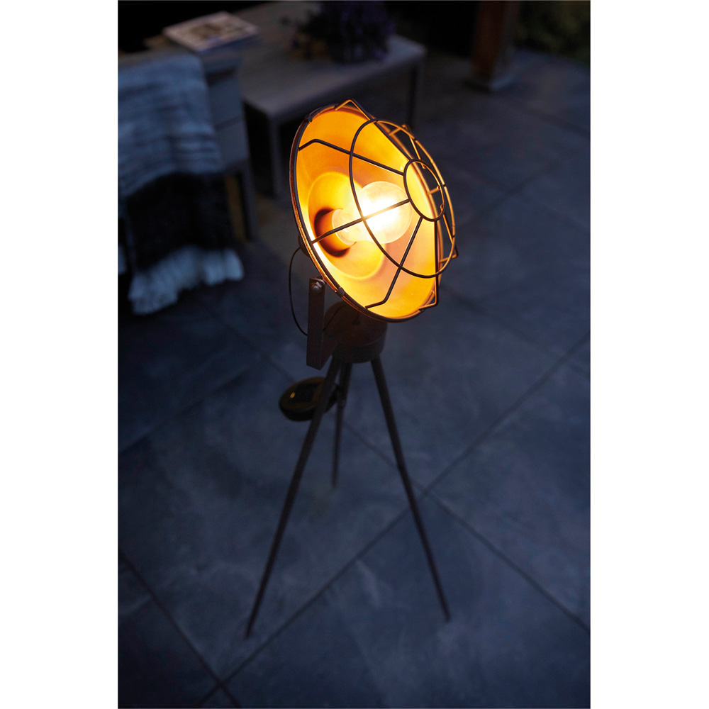 Luxform Dresden LED Solar Industrial Tripod Studio Lantern Image 3