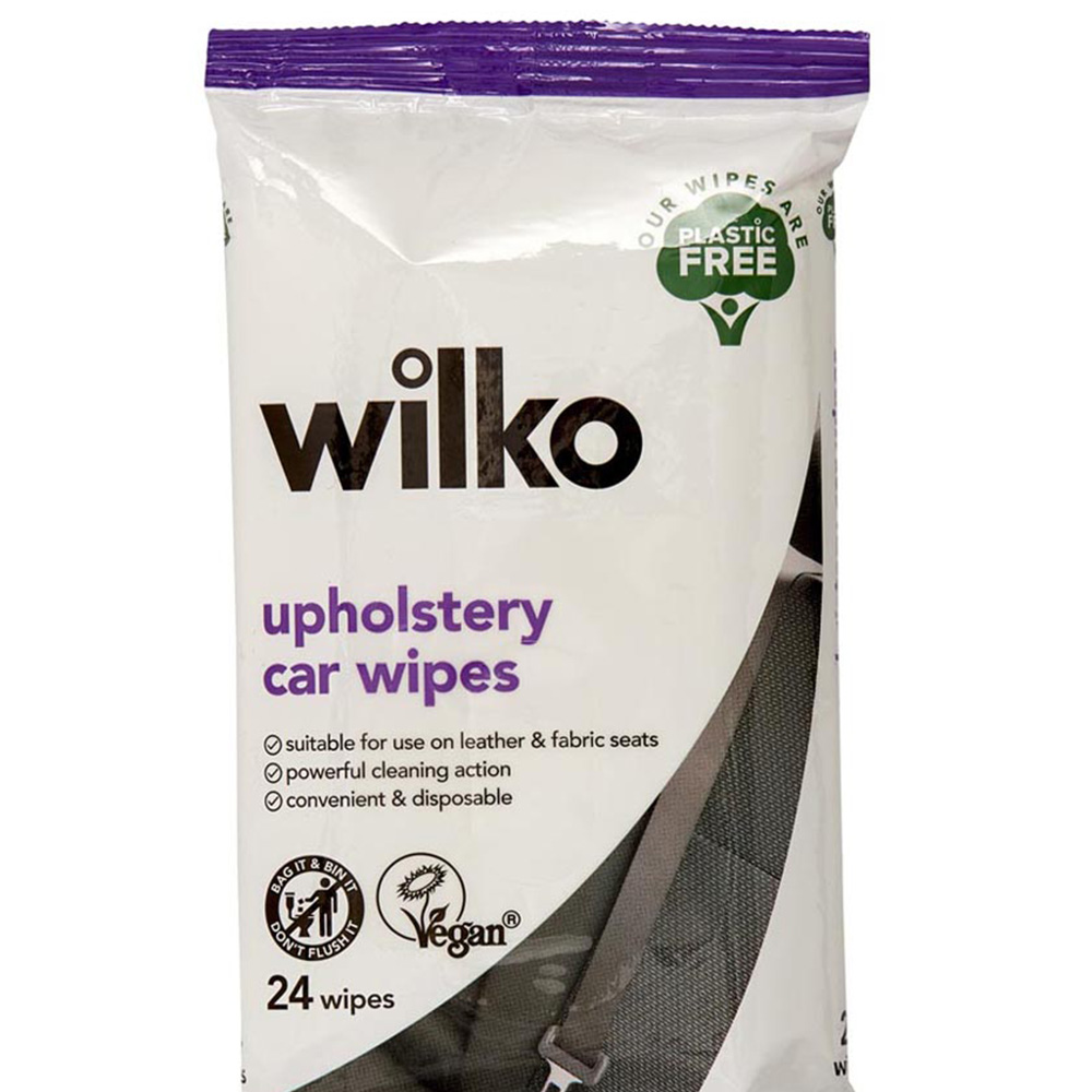 Wilko Car Upholstery Wipes  24pk Image 3
