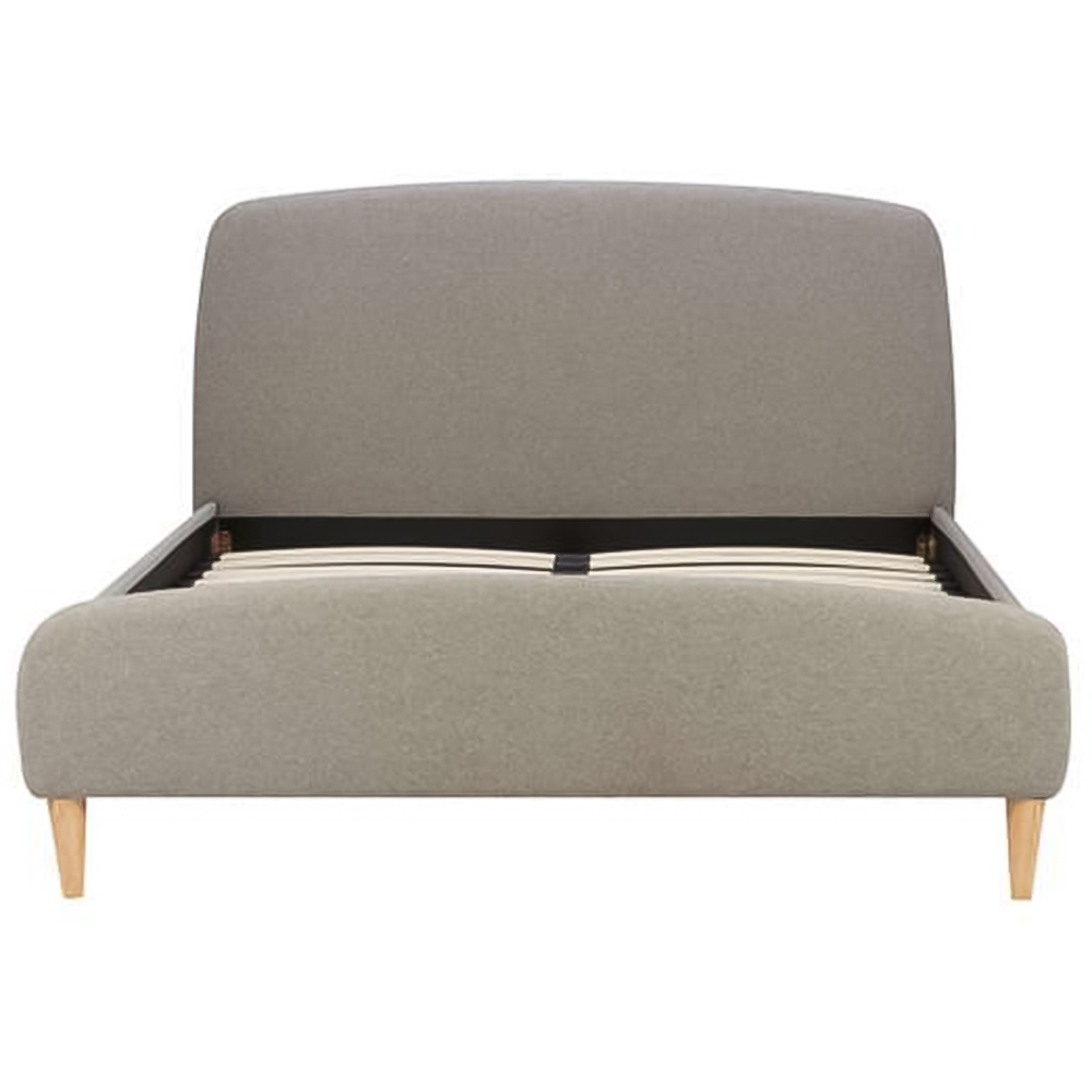 Quebec King Size Grey Bed Image 3