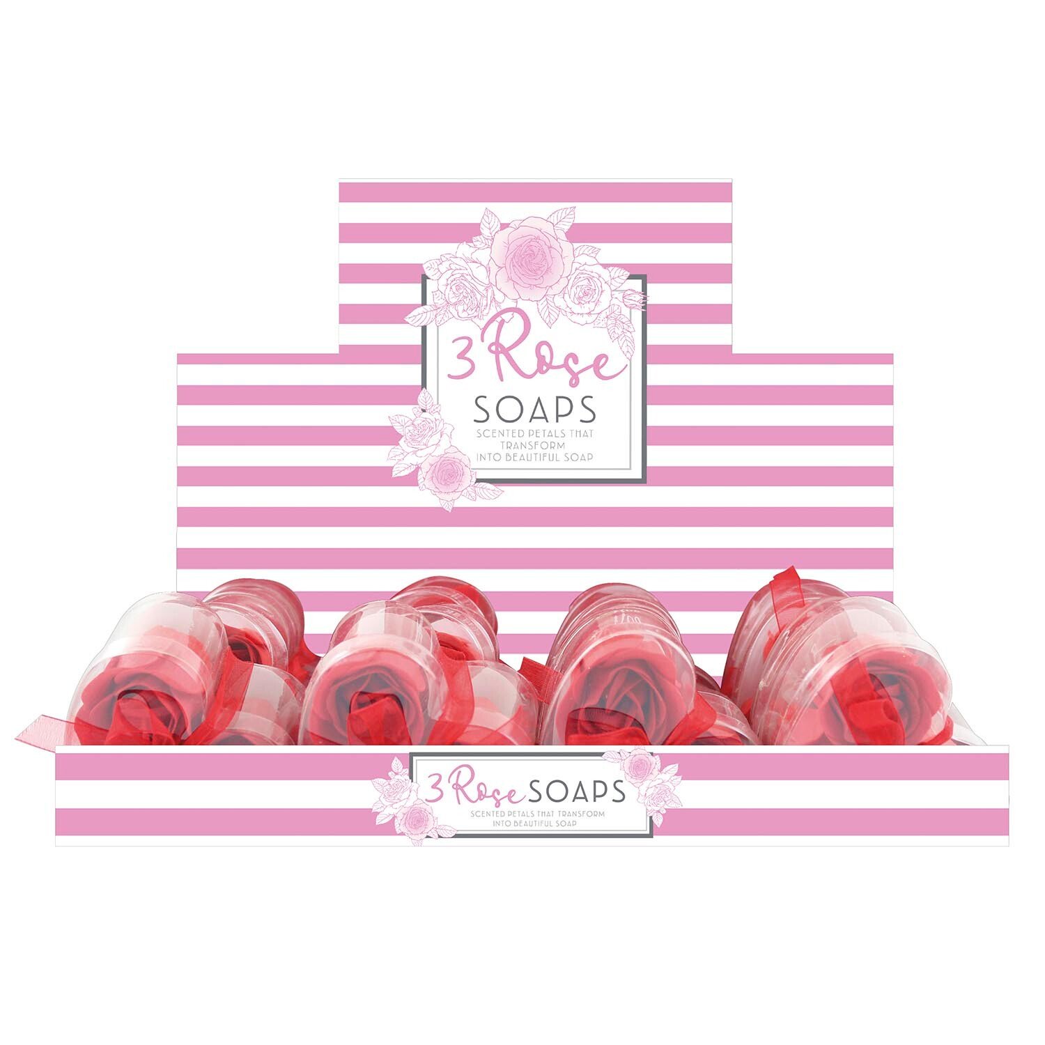 Pack of 3 Soap Roses Image