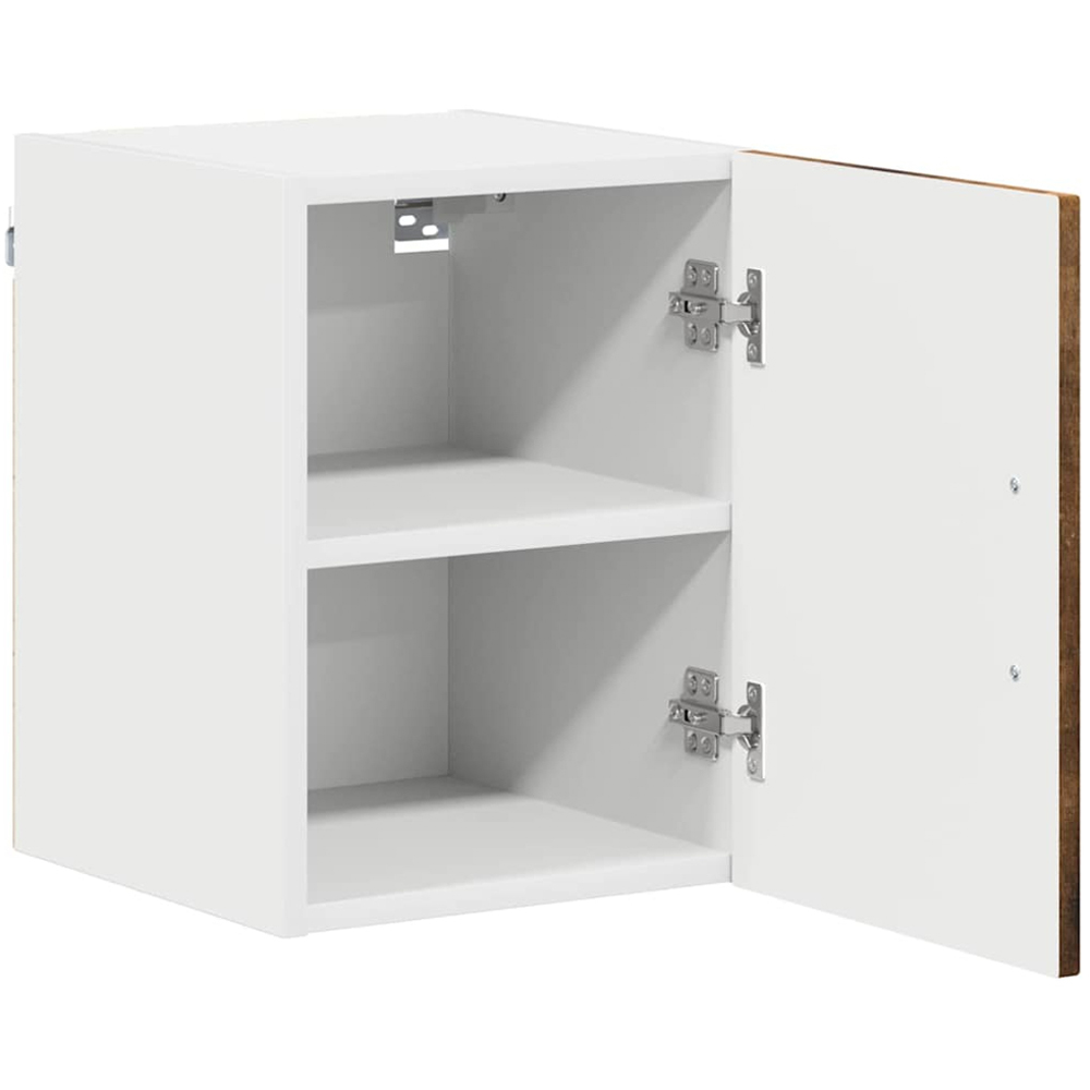 vidaXL Kalmar Single Door Smoked Oak Wall Mounted Kitchen Cabinet Image 5